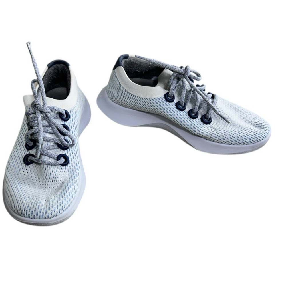 Allbirds Tree Dasher 2 Sneakers Women's Sz 9 Blue White Comfort Soles Athletic - Picture 3 of 10